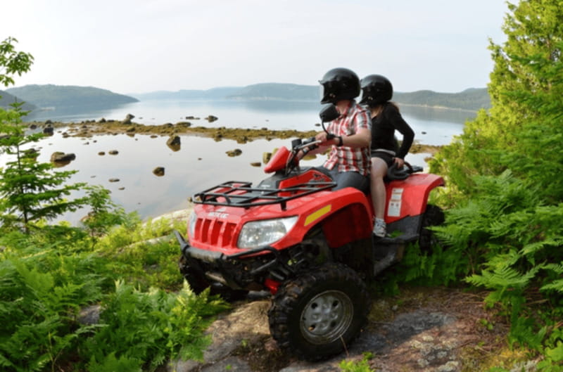 15 min. Tadoussac : Guided ATV tour excursion - A good choice for families, with a few cautions
