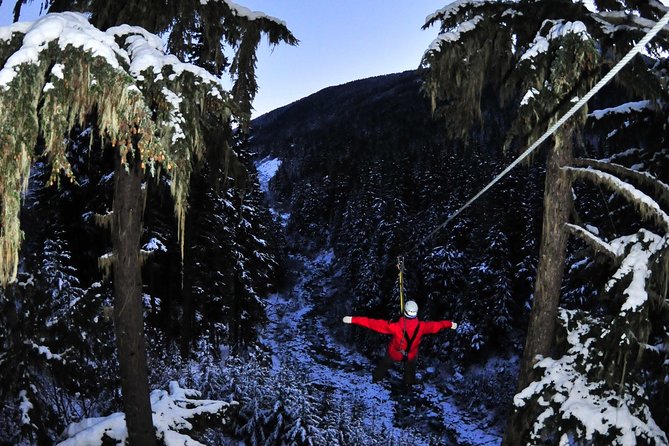 2 Hour Late Afternoon Winter Zipline Adventure - Getting Fitted for the Winter Course