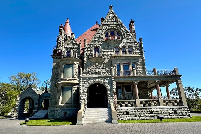 2hr City Highlights Private Tour in Victoria BC - The Empress and Inner Harbour frame central Victoria
