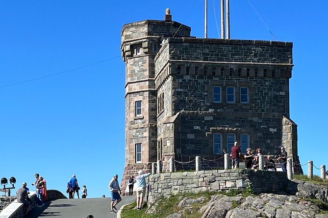 3 hour City Tour of St.John’s, small group up to ten guests - Signal Hill starts with a wide Atlantic view