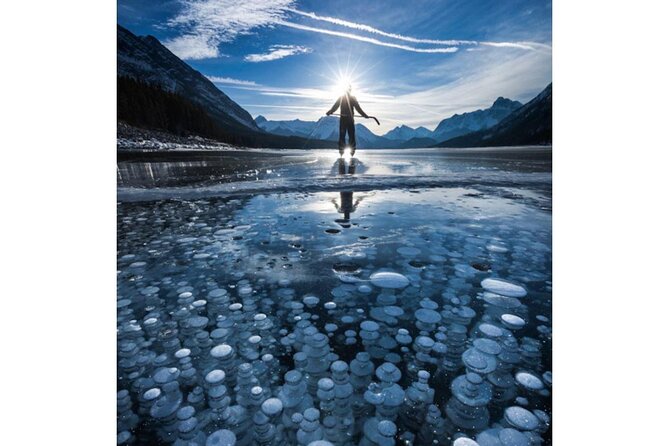 Abraham Ice Bubble/Sunwapta Falls,Snowshoeing,Icefield, Bow&Peyto - What happens when Abraham Lake is not possible