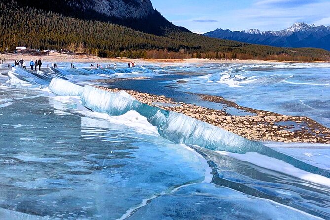 Abraham IceBubble, Peyto, Bow Lake with Snowshoeing& Icewalk - Seasonal routing changes the experience