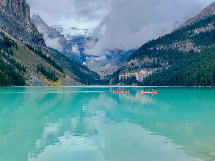 Abraham IceBubble, Peyto, Lake Louise, Bow Lake, Snowshoeing - Peyto Lake viewpoint in winter