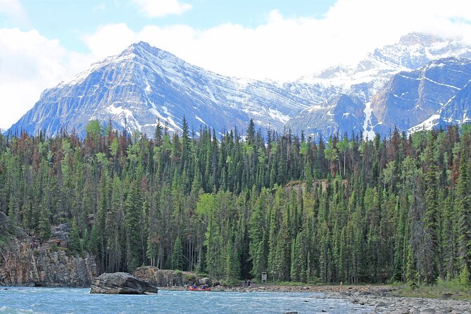 Athabasca Canyon Run Family Rafting: Class II Plus Rapids - Athabasca Falls and the first paddle strokes