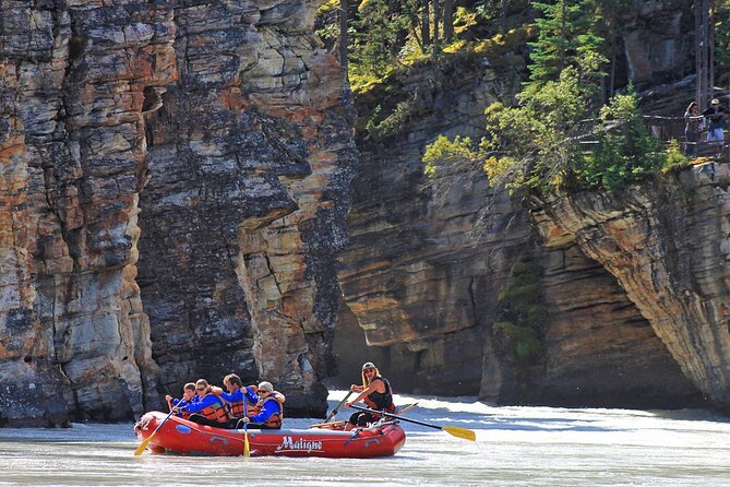 Athabasca Canyon Run Family Rafting: Class II Plus Rapids - Entering Athabasca Canyon and working through Class II rapids