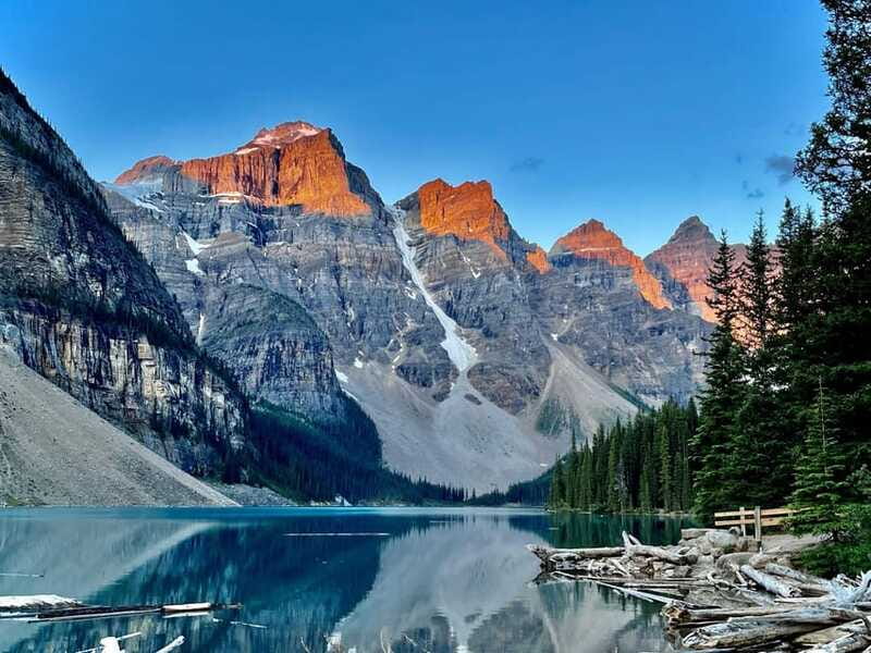 Banff/Canmore: Sunrise at Moraine Lake w/ Lake Louise Option - The bonus stop that keeps the ride home interesting