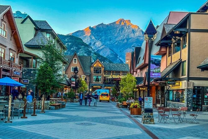 Banff: Gondola, Hot Spring and Three Lakes Tour - Banff Downtown gives you 90 minutes to wander