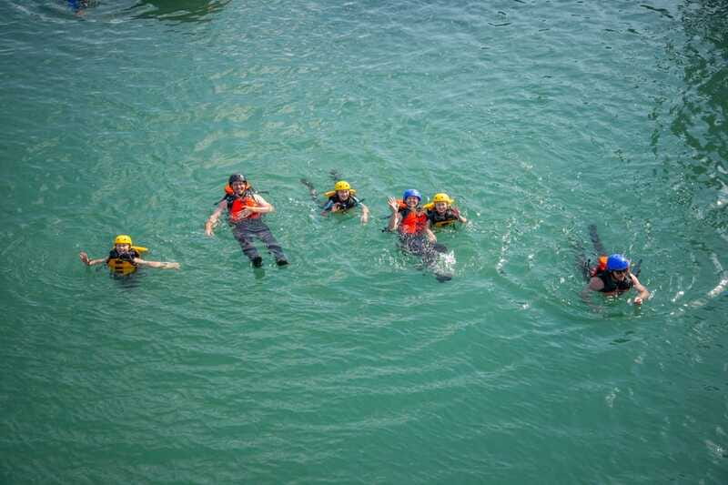 Banff: Kananaskis River Whitewater Rafting Tour - River games, swimming, and the question of getting wetter