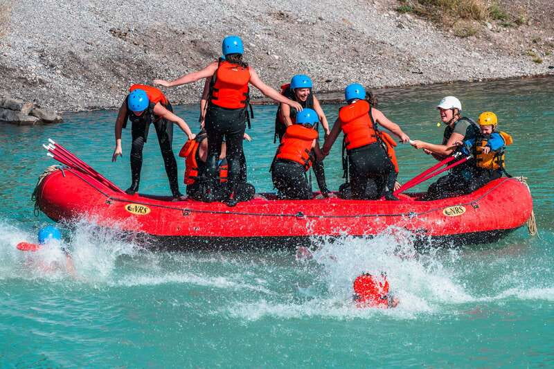 Banff: Kananaskis River Whitewater Rafting Tour - Safety instruction before the five-minute bus ride