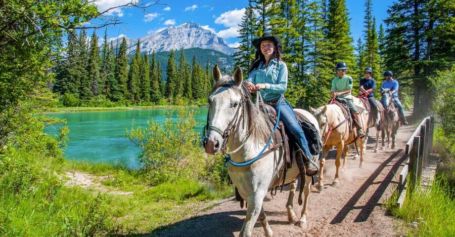 Banff National Park: 1-Hour Bow River Horseback Ride - Passing Cave and Basin Hot Springs