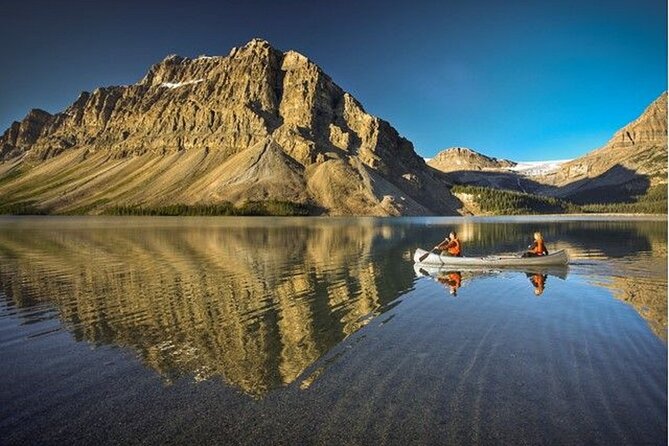 Banff National Park and Columbia Icefield 2 Day Tour from Calgary - Peyto Lake and Bow Lake show two different kinds of blue