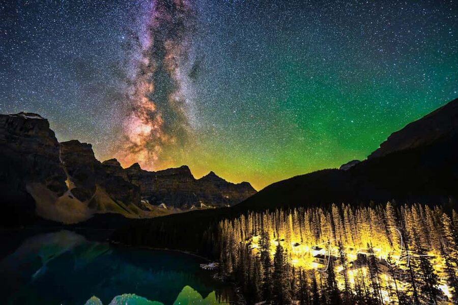 Banff OR Moraine Lake: Night Tour with possible Stargazing - Key points at a glance