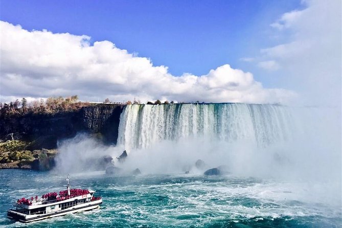 Best Niagara Falls Tour with Boat, Lunch & Journey Behind Falls - Skylon Tower: Niagara from 775 feet
