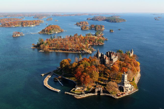 Boldt Castle and Thousand Islands Helicopter Tour - Looking down on the 1000 Islands Tower
