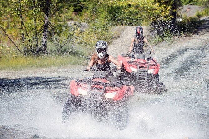 Call of the Wild ATV Tour - Getting Ready With Helmets, Goggles, and Rain Gear