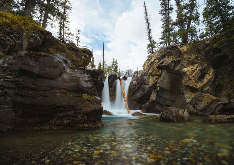 Canadian Rockies: Helicopter Flight with Exploration Hike - Landing near Twin Falls