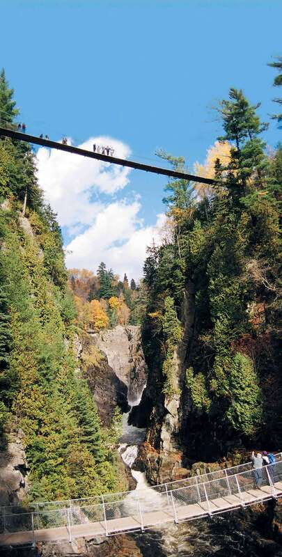 Canyon Sainte Anne: Air Canyon Ride with Park Entry - Reaching Canyon Sainte-Anne from Old Quebec