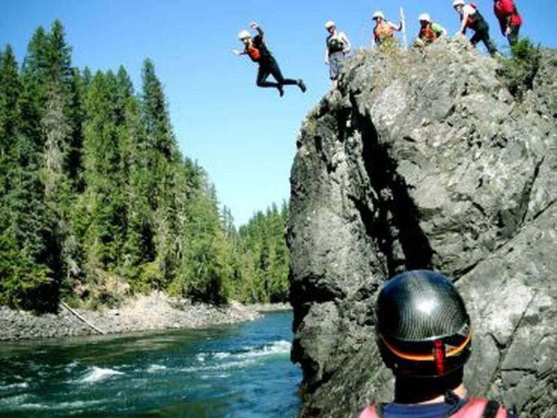 Clearwater BC Rafting with time for a waterfall Tour - Meeting at 73 Old North Thompson Highway Road West