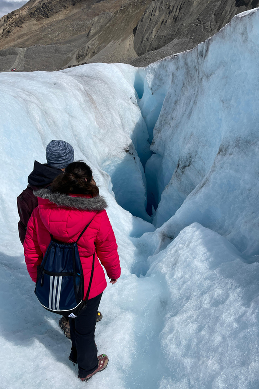 Columbia Icefield: Guided Glacier Hike - Getting Ready With Borrowed Boots and Micro-Spikes