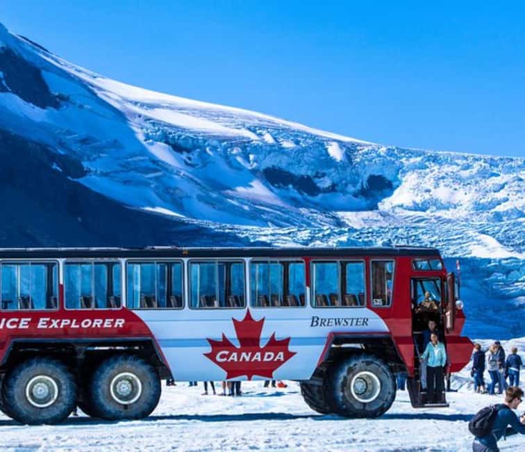 Columbia Icefield, Skywalk, Crowfoot Glacier, and Lakes Tour - Starting early from Calgary, Canmore, or Banff