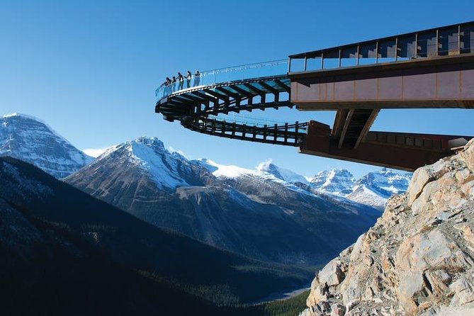 Columbia Icefield Tour with Glacier Skywalk from Banff - Crowfoot Glacier and views toward Victoria Glacier