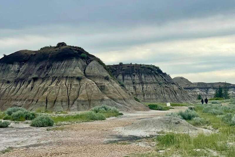 Day of Dinosaurs and Hoodoos From Calgary to the Badlands - Wayne and the Last Chance Saloon keep the day human