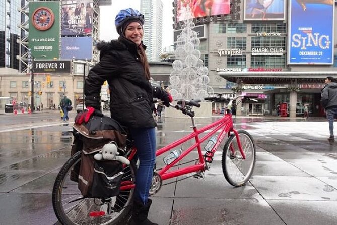Downtown Toronto Bike Tour - City Hall and the Financial District show two faces of Toronto