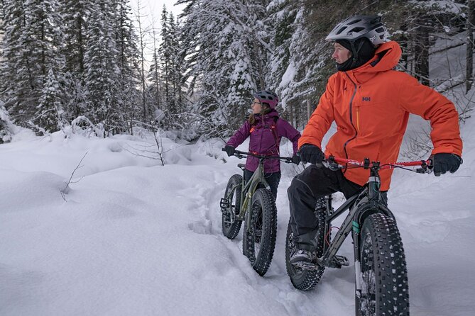 Electric Fat Biking Adventure in Banff | Small Group Adventure - Starting beside the Bow River