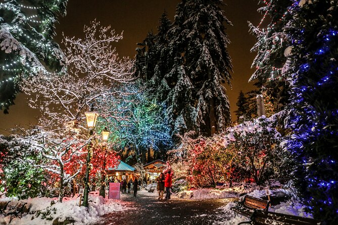 Explore Vancouver City & Capilano Suspension Bridge Canyon Lights - Stanley Park and the Brockton Point totem poles