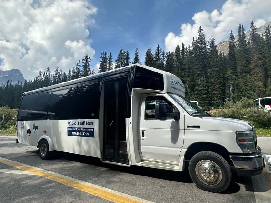 From Banff/Canmore: Moraine Lake, Lake Louise 1.5 hrs Each - The return to Banff or Canmore
