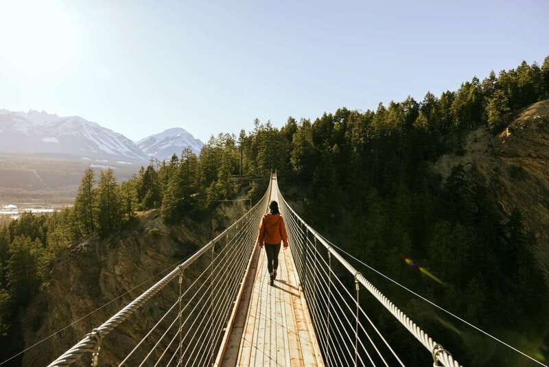 Golden, BC: Golden Skybridge Bridge Pass Admission - What the experience feels like for children and cautious adults
