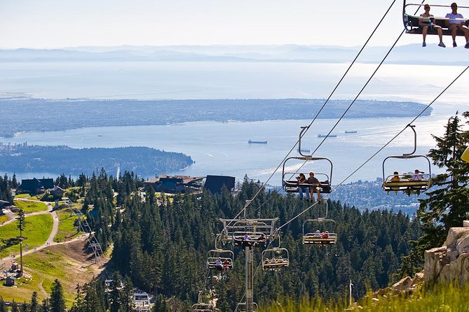 Grouse Mountain & Capilano Bridge Tour with Fish Hatchery - Riding the Grouse Mountain Skyride