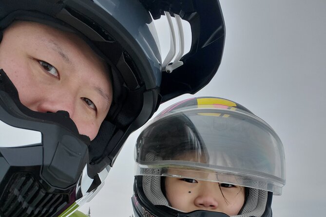 Guided Snowmobile Adventure - The Ice Cave version adds time and a short hike