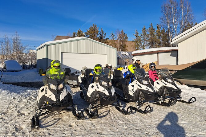 Guided Snowmobile Adventure - Getting dressed for a ride in real winter weather