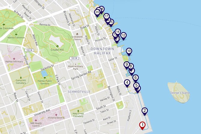 Halifax Boardwalk & Seaport: a Smartphone Audio Walking Tour - Halifax waterfront stories, GPS guidance, and a very low price