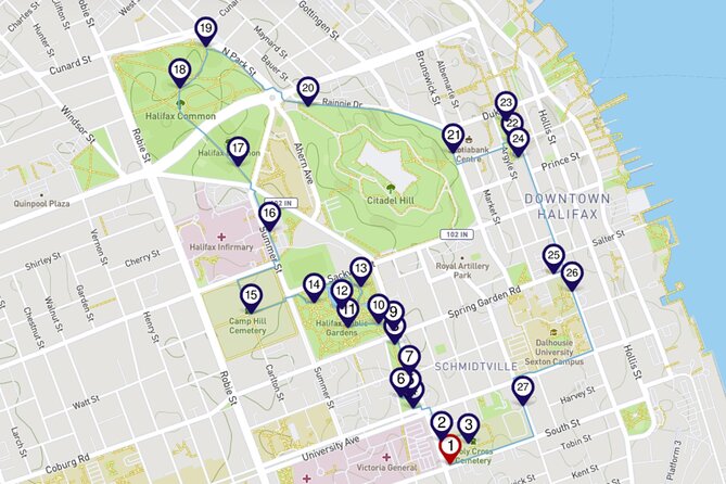 Halifax Churches, Gardens & Graveyards: a Smartphone Audio Walking Tour - Why this route works for first-time Halifax visitors