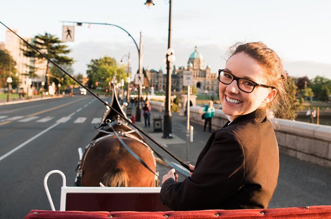 Heritage Horse-Drawn Carriage Experience in Victoria - Blankets, Roof Cover, and Evening Comfort