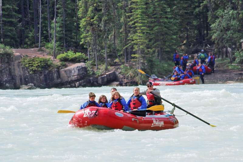 Jasper: Canyon Run Family Whitewater Rafting - What the $92 price really covers