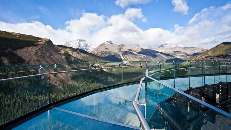Jasper: Columbia Icefield Skywalk - Views of glaciers, waterfalls, and the Sunwapta Valley