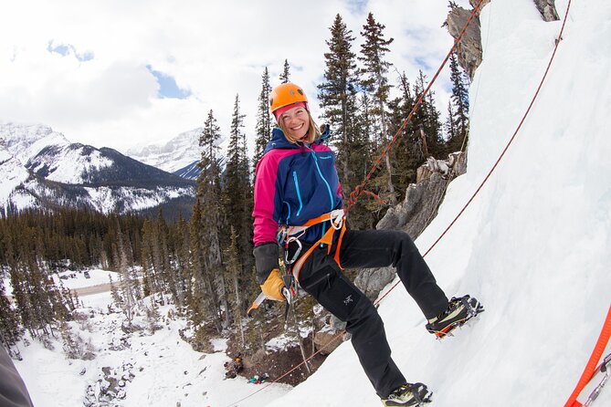 Jasper Ice Climbing Experience - Dress for a ski hill, then add care
