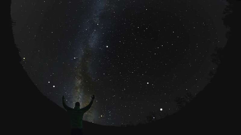 Jasper: Jasper Planetarium and Telescope Combo Tour Tickets - Outside with Jasper’s largest telescopes