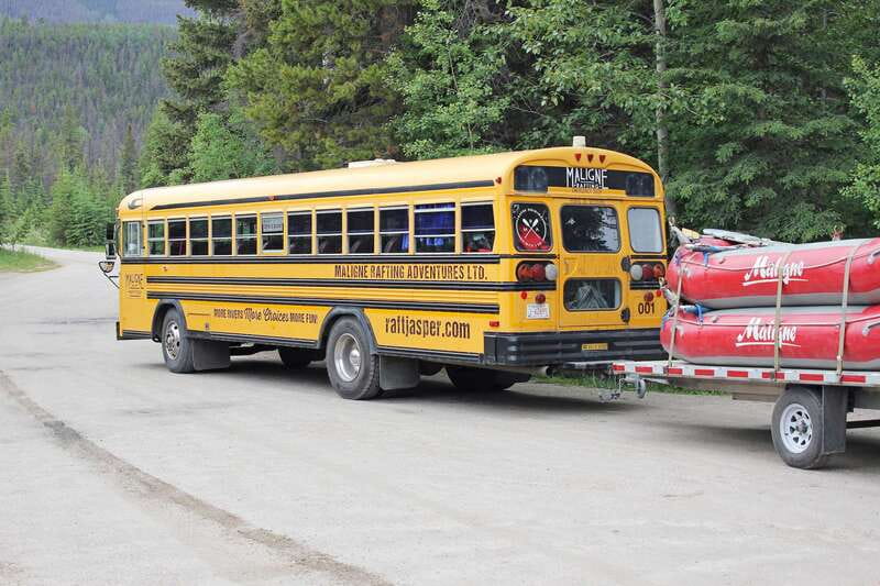Jasper National Park Family Friendly Rafting Adventure - Reaching Old Fort Point and returning to Jasper