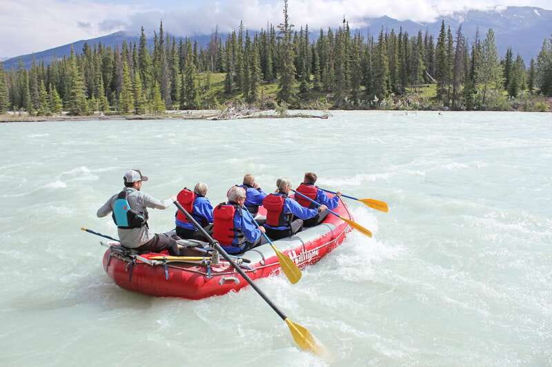 Jasper National Park Family Friendly Rafting Adventure - The 15-minute ride to the Athabasca River