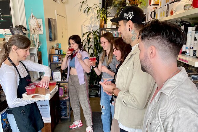 Kelowna: #1 Rated Walking Food Tour with 7 Tastings and 4 Drinks - Tea, bread, and a look at the local food scene