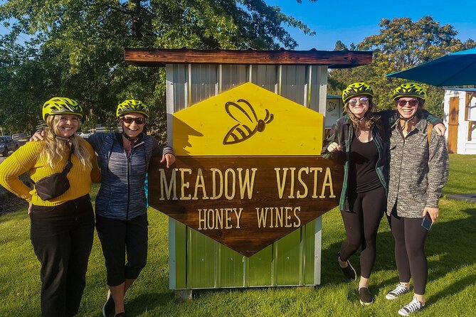 Kelowna Wine Tour by E-bike, Okanagan Valley Views and Lunch - Meadow Vista Honey Wines: the unusual finish