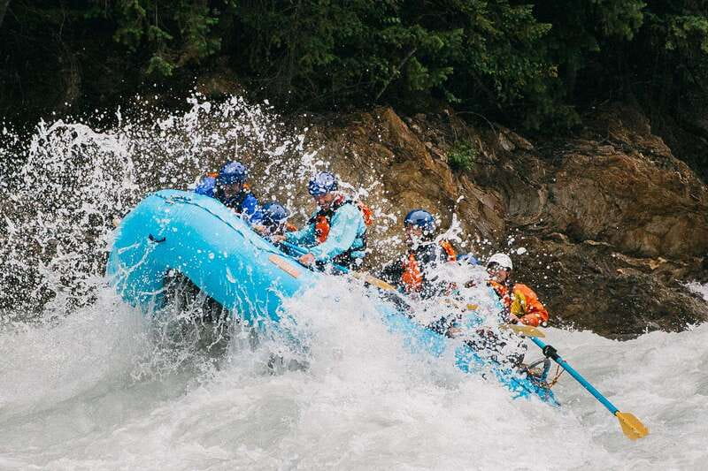 Kicking Horse River: Whitewater Rafting Experience - A calm beginning before the Kicking Horse tightens