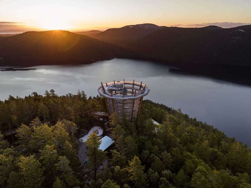 Malahat SkyWalk Ticket - Café stops and scenic seating