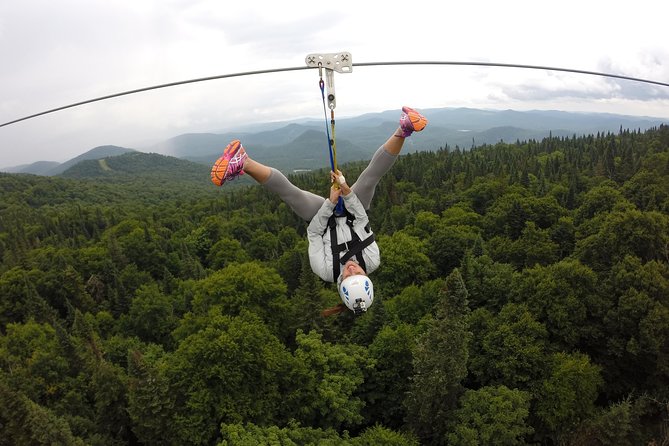 Mont Tremblant Guided Zipline Tour - Five long lines from summit to village