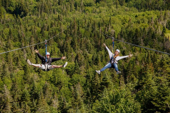 Mont Tremblant Guided Zipline Tour - The three-hour pace and group size