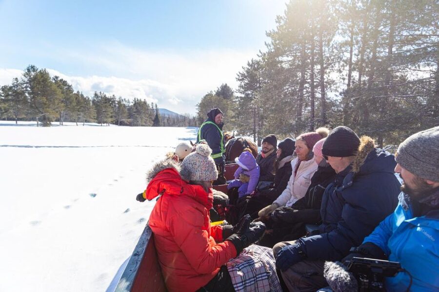Mont-Tremblant: Sleigh Ride w/ Storytelling & Hot Chocolate - A family activity with a social feel